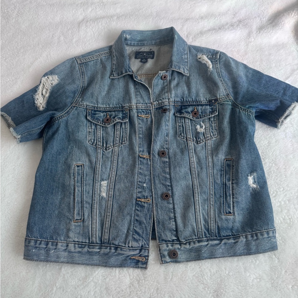 Lucky Brand Light Blue Denim Jacket